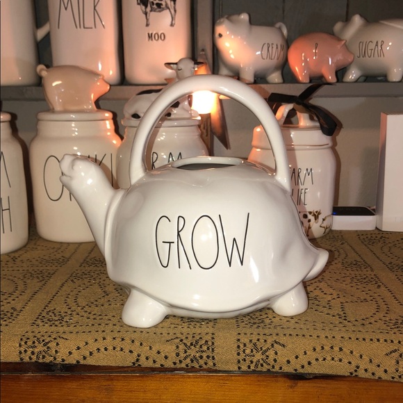 Rae Dunn Other - Rae Dunn GROW Turtle Shaped Watering Can